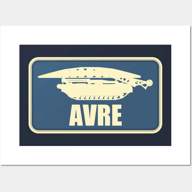 AVRE Armoured Vehicle Royal Engineers Wall Art by TCP